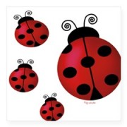 four_ladybugs_rectangle_sticker
